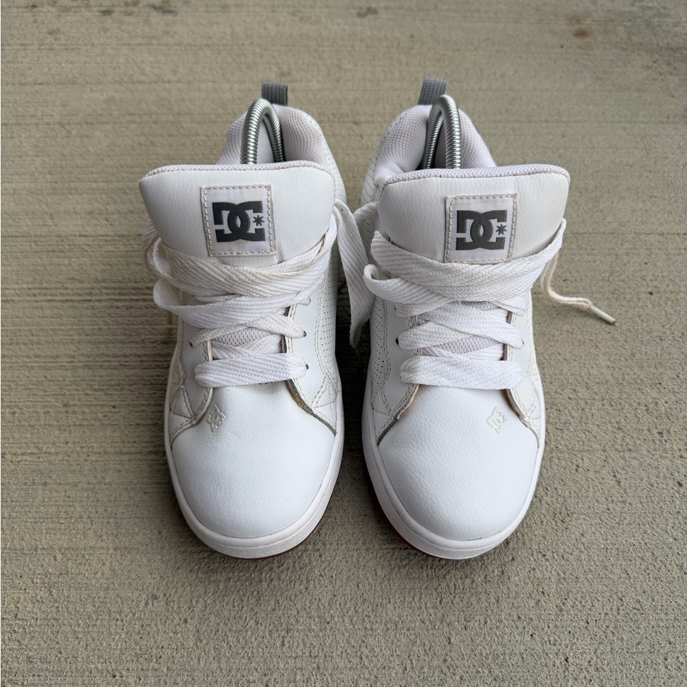 DC Court Graffik SE Skate Shoes 300927 White Gray Chunky Grunge Men’s Size 7 - Picture 4 of 12